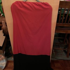 Dress / Strapless LOFT maxi dress / size med